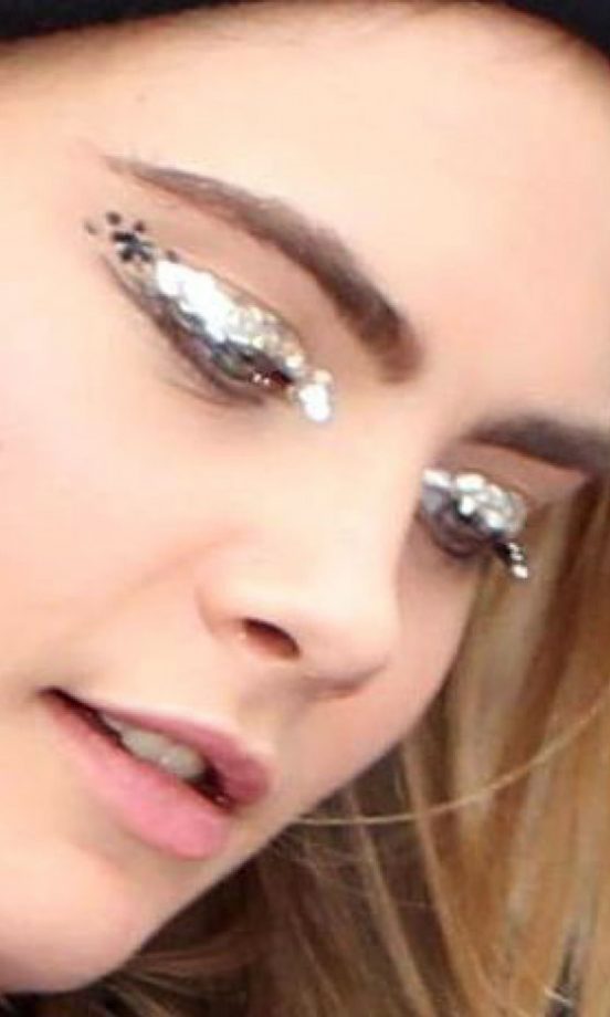 Cara Delevingne At The Chanel AW13 Show At Paris Fashion Week, 2013