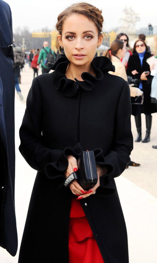 Nicole Richie At The Valentino AW13 Show At Paris Fashion Week, 2013