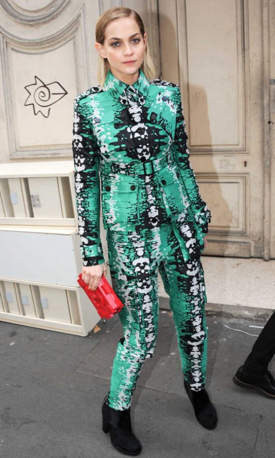 Leigh Lezark At The Alexander McQueen AW13 Show At Paris Fashion Week, 2013