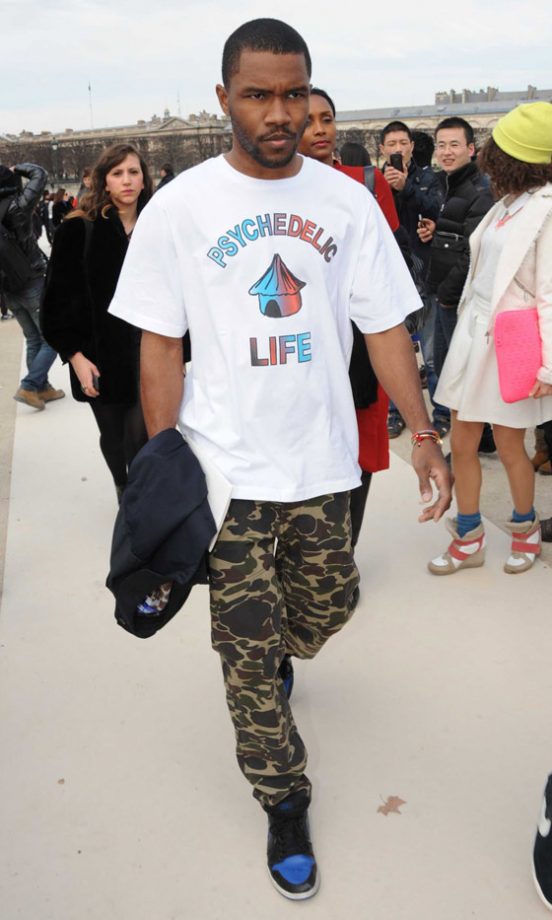 Frank Ocean At The Valentino AW13 Show At Paris Fashion Week, 2013