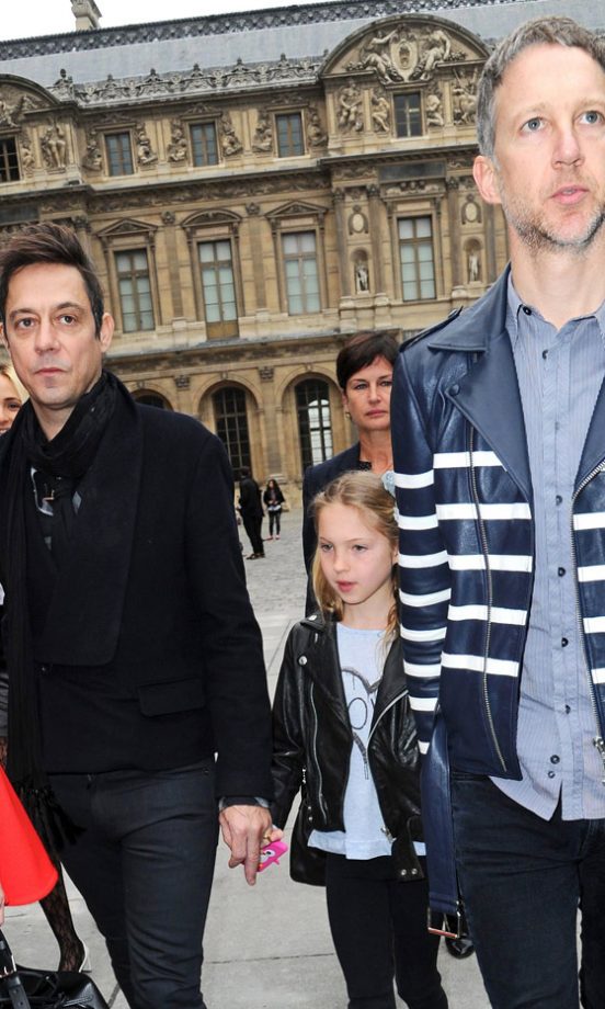 Jamie Hince, Lila Grace Moss And Jefferson Hack At The Louis Vuitton AW13 Show At Paris Fashion Week, 2013