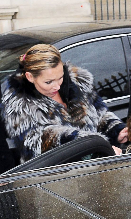 Kate Moss At The Louis Vuitton AW13 Show At Paris Fashion Week, 2013