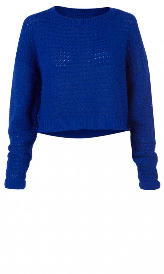 Primark SS13 Blue Crop Knit, £10