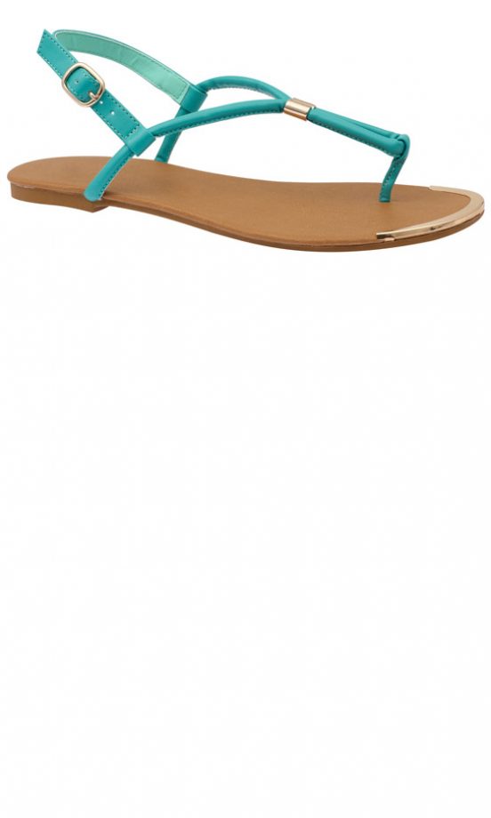Primark SS13 Gold Trim Sandals, £4