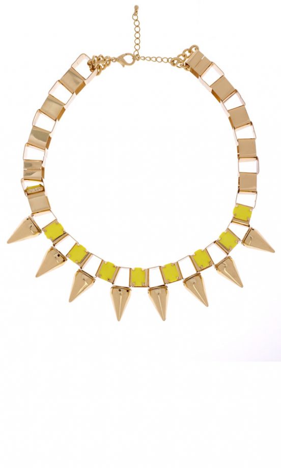 Primark Summer 2013 Neon Spike Necklace, £8