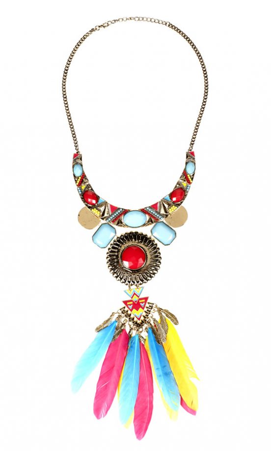 Primark Summer 2013 Feather Necklace, £10