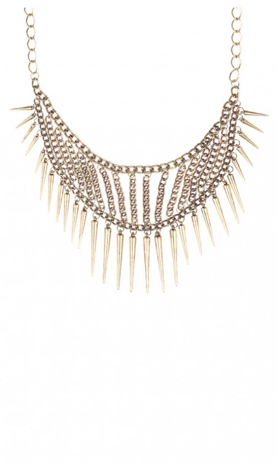Primark SS13 Layered Spike And Chain Necklace, £4