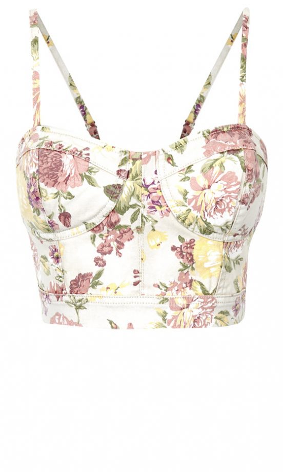 Primark Summer 2013 Floral Bustier, £6