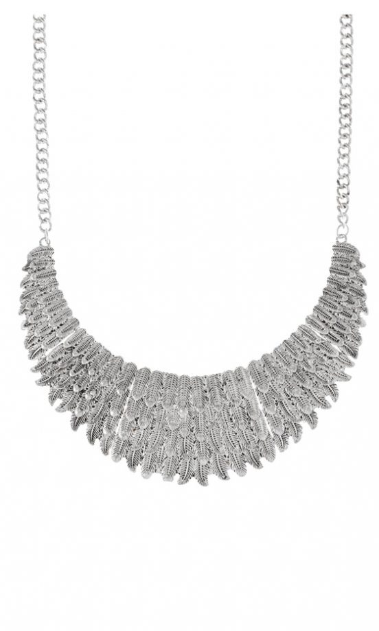 Primark SS13 Metal Feather Necklace, £4