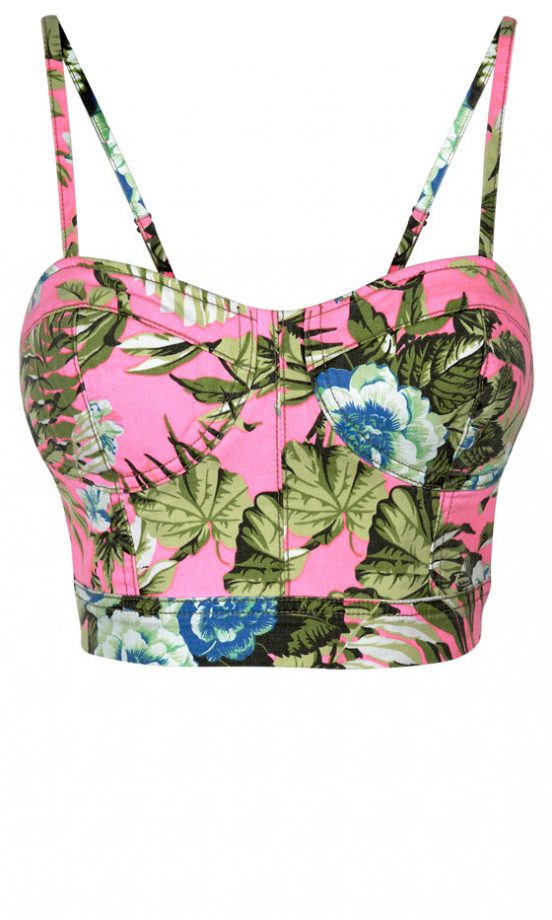 Primark Summer 2013 Floral Bustier, £6