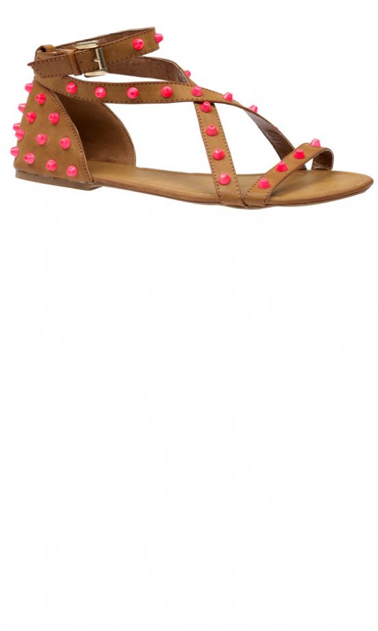 Primark SS13 Neon Stud Gladiator Sandals, £12