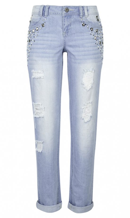 Primark Summer 2013 Embellished Boyfriend Jeans, £17