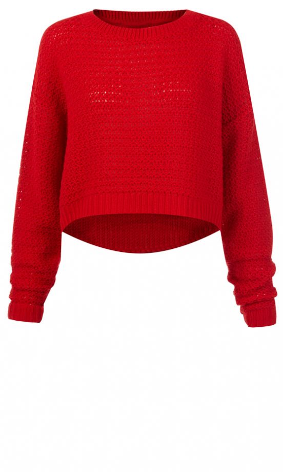 Primark SS13 Red Crop Jumper, £10