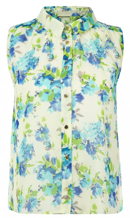 Primark SS13 Sleeveless Floral Blouse, £10