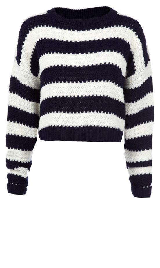 Primark SS13 Striped Cropped Knit, £10