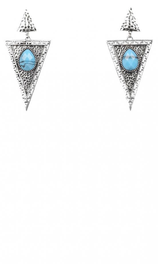 Primark SS13 Triangle Drop Earrings, £2.50