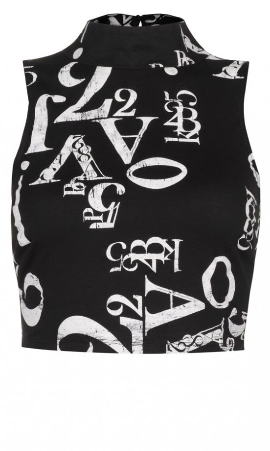 Primark Summer 2013 Black Crop Top