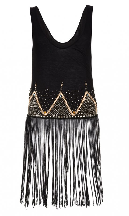 Primark Summer 2013 Black Fringe Top