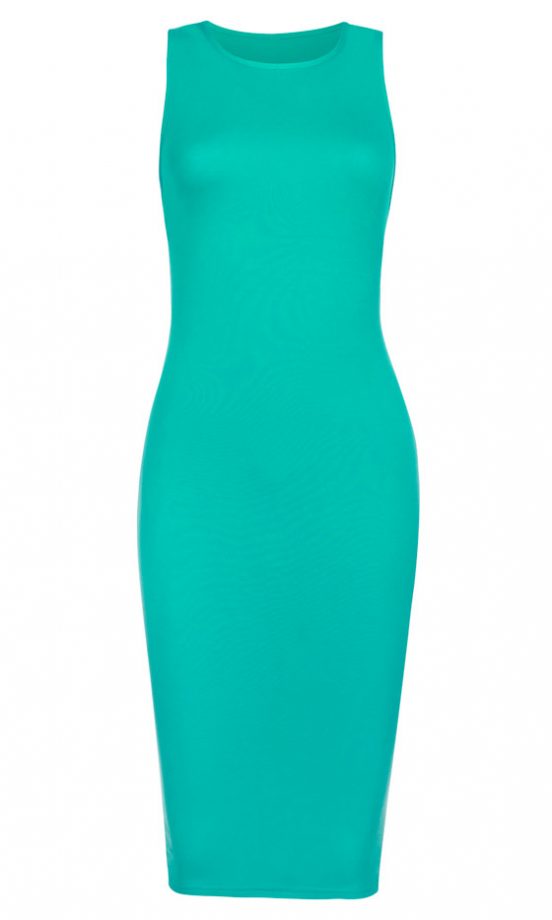 Primark Summer 2013 Aqua Bodycon Dress