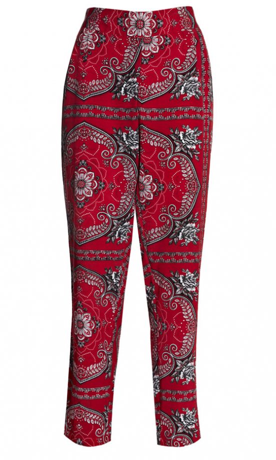 ASOS Red Bandana Trousers, £25