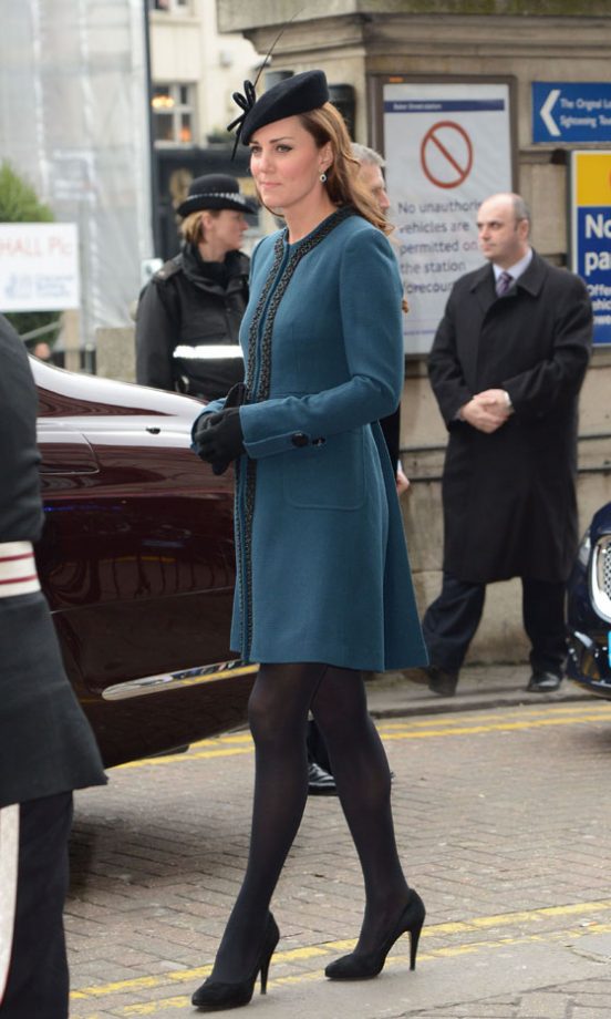 Kate Middleton, Duchess of Cambridge, Visits Baker Street Underground Station, London, 2013