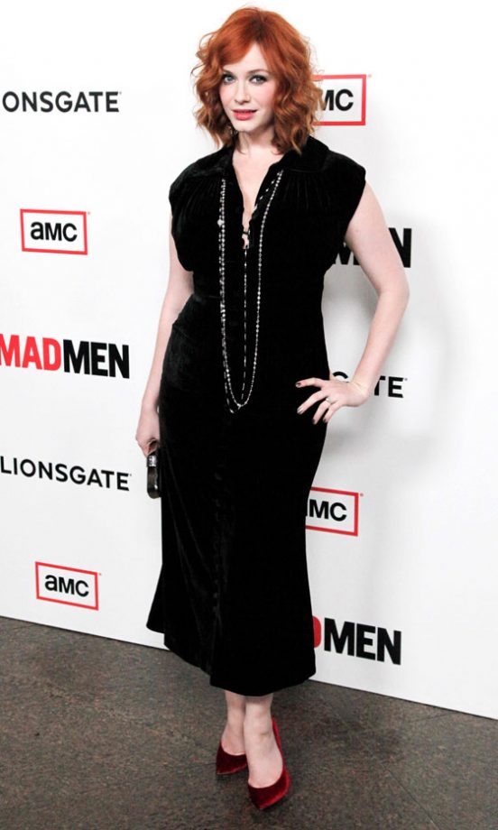 Christina Hendricks At The 'Mad Men' Season Six Premiere, LA, 2013