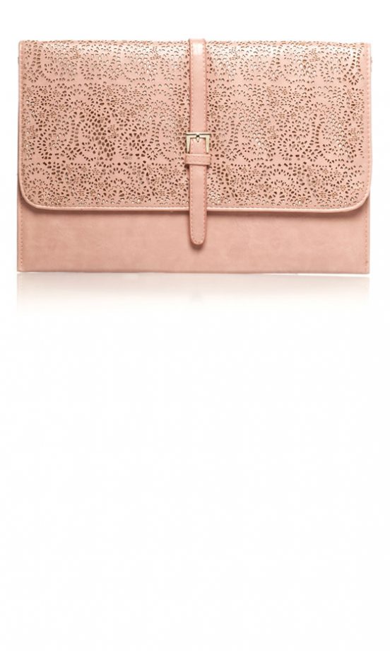 Stylistpick SS13 Pink Cut Out Clutch