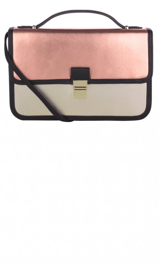 Marks And Spencer Metallic Satchel