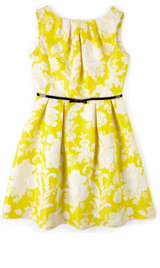 F&F At Tesco Yellow Floral Dress