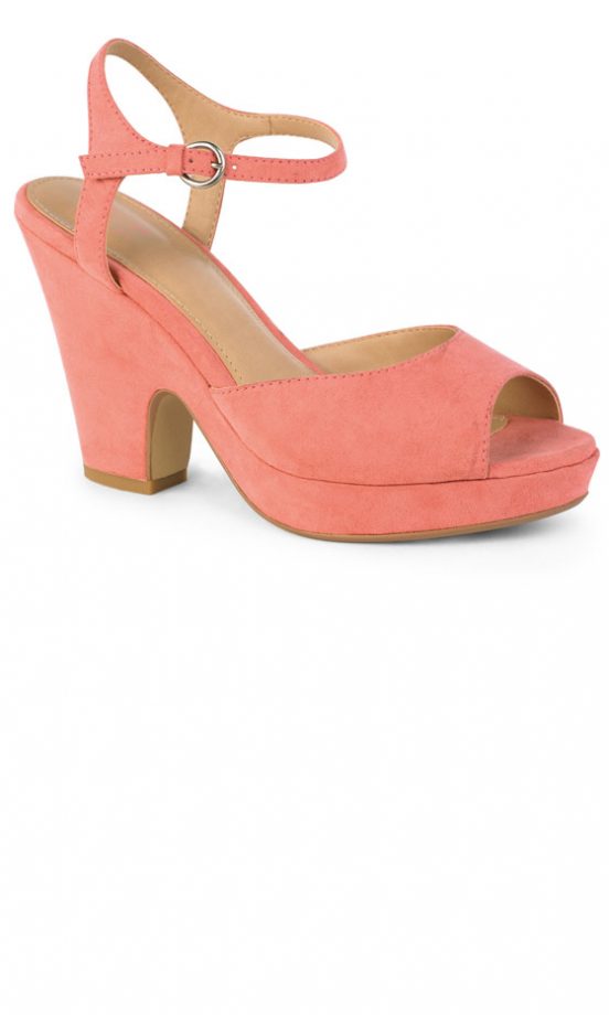 F&F At Tesco Coral Heels