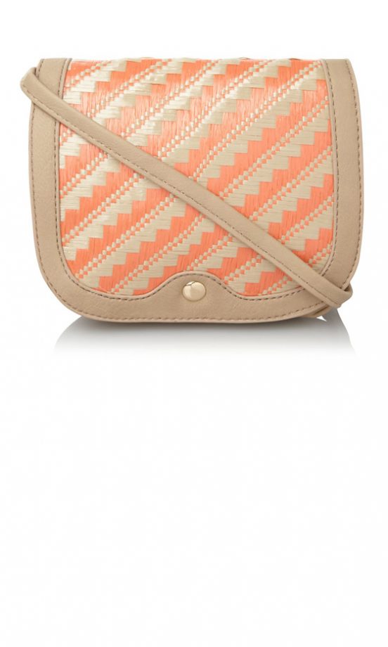 George At Asda Striped Shoulder Bag, £4