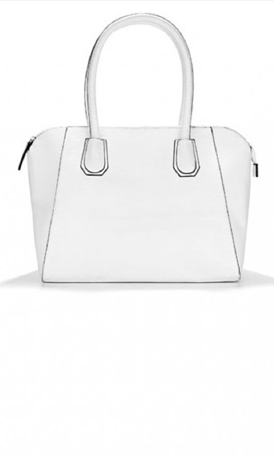 TU At Sainsbury's White Tote Bag