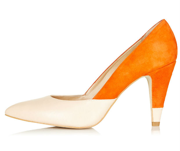 Snap up these Topshop Glimpse Colour Mix Court Heels, £58, for spring!