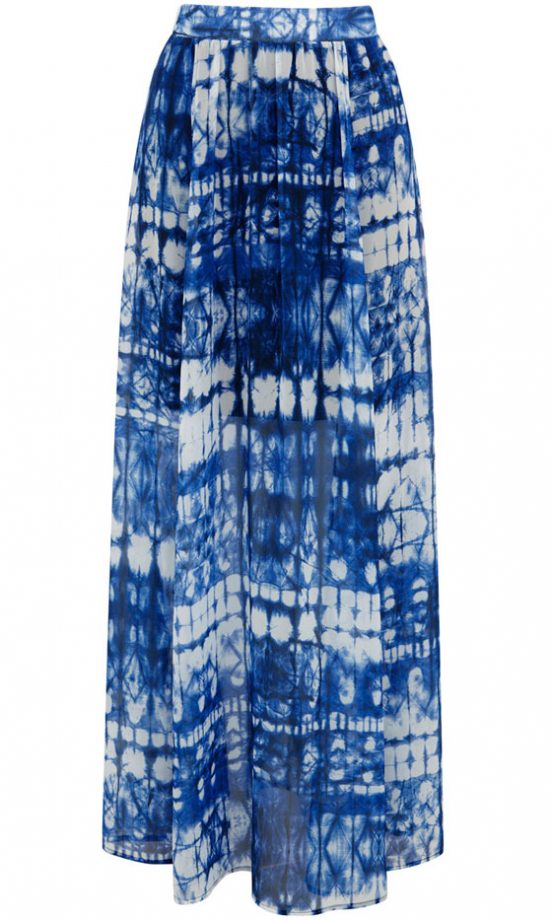 Warehouse Tie Dye Maxi Skirt, £50