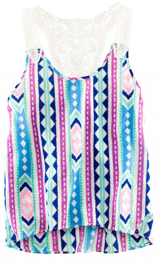 H&M Mixed Print Vest Top, £12.99