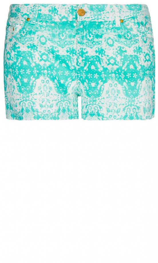 Mango Printed Turquoise Shorts, £22.99