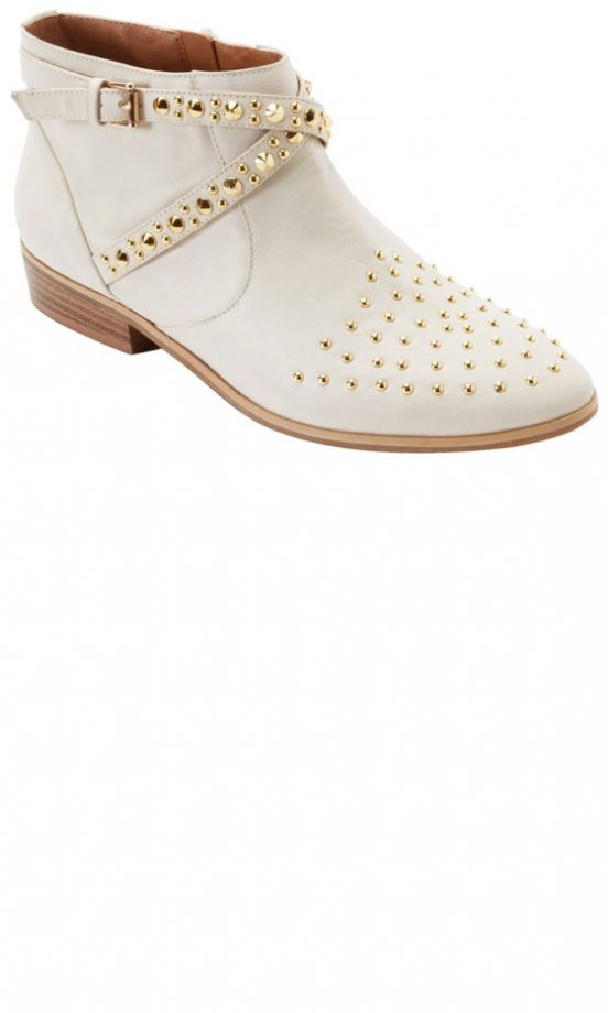 Matalan White Studded Boots, £22