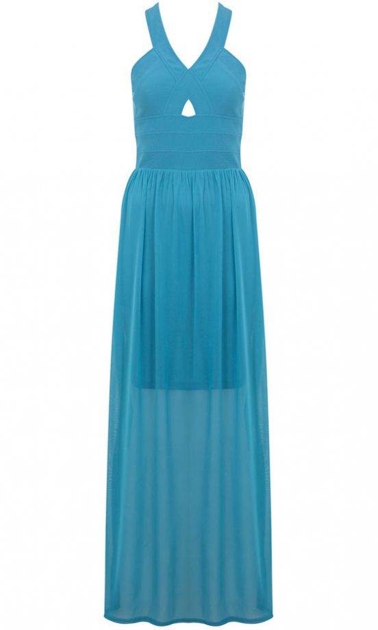 Miss Selfridge Blue Maxi, £39