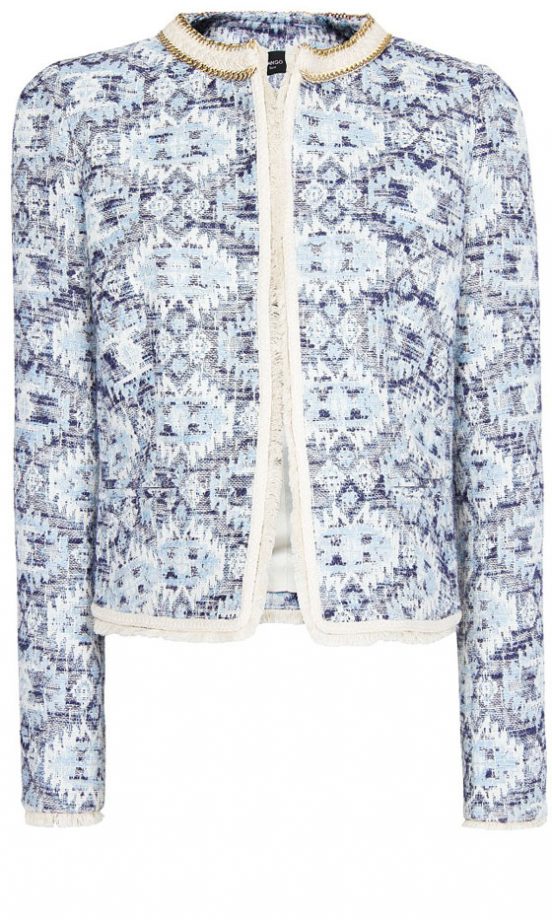 Mango Printed Blue Jacket, £79.99