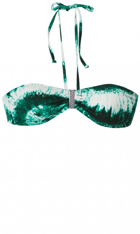 H&M High Summer Green Tie-Dye Bikini Top, £3.99