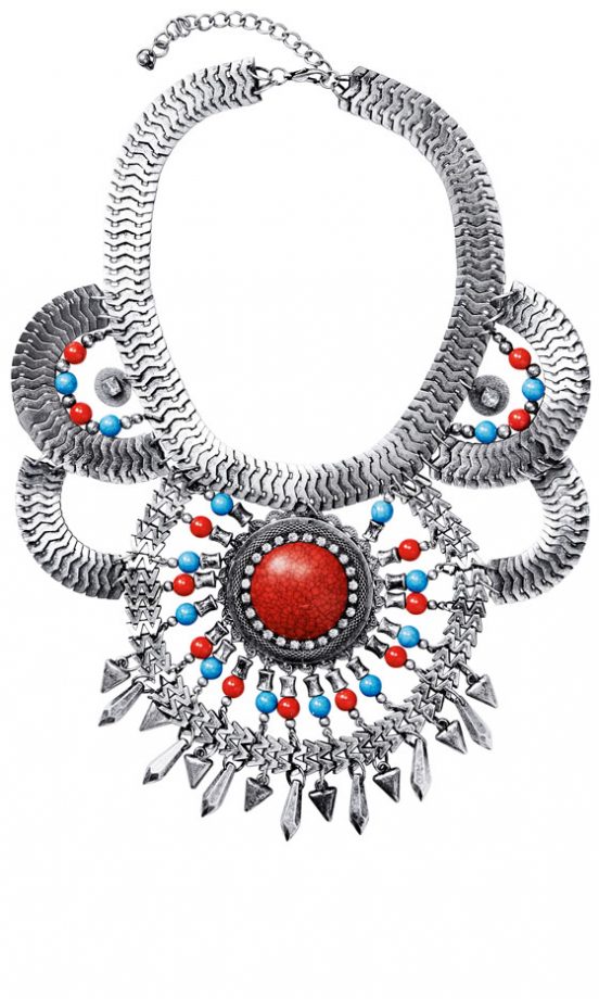 H&M High Summer Tribal Statement Necklace, £24.99