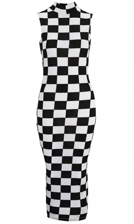 Very Checkerboard Midi Dress £29