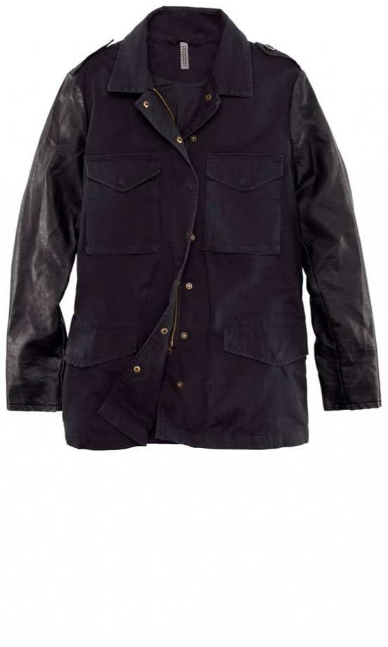 H&M High Summer Faux Leather Sleeved Jacket