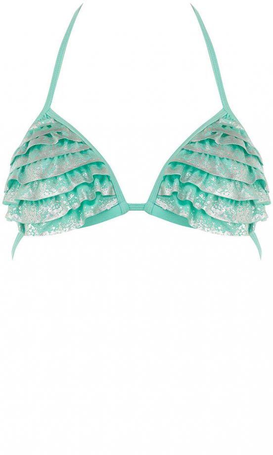 Dorothy Perkins Mint Bikini Top, £16