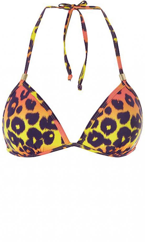 George At Asda Leopard Bikini Top, £8