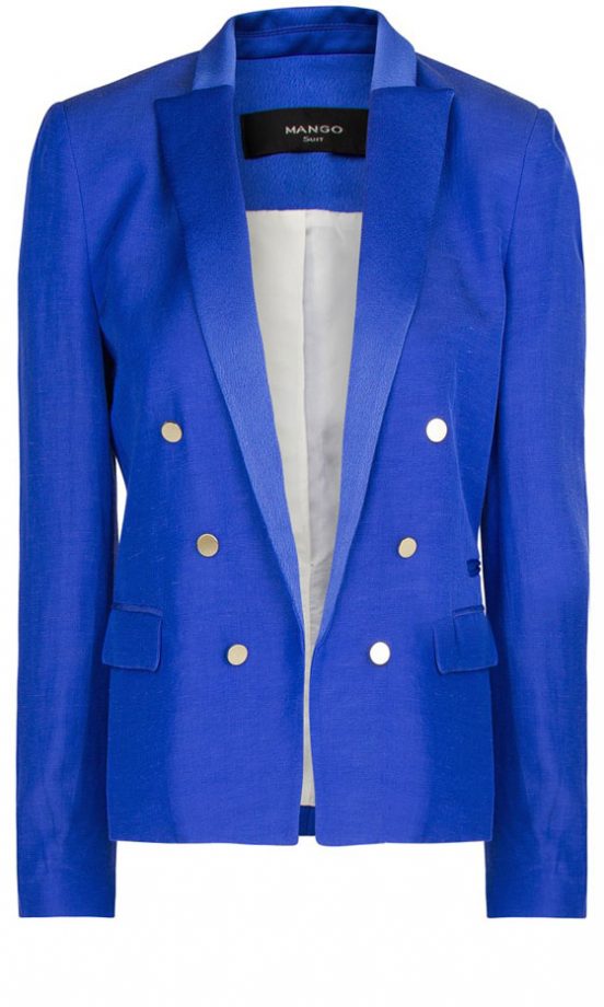 Mango Blue Blazer, £34.99