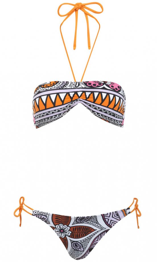 Miss Selfridge Aztec Bikini, £26