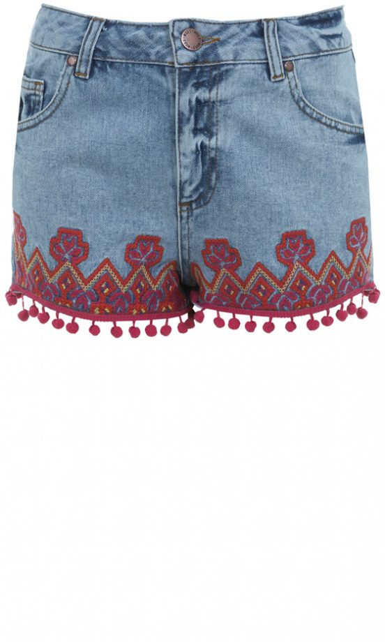 Miss Selfridge Pom Pom Shorts, £49