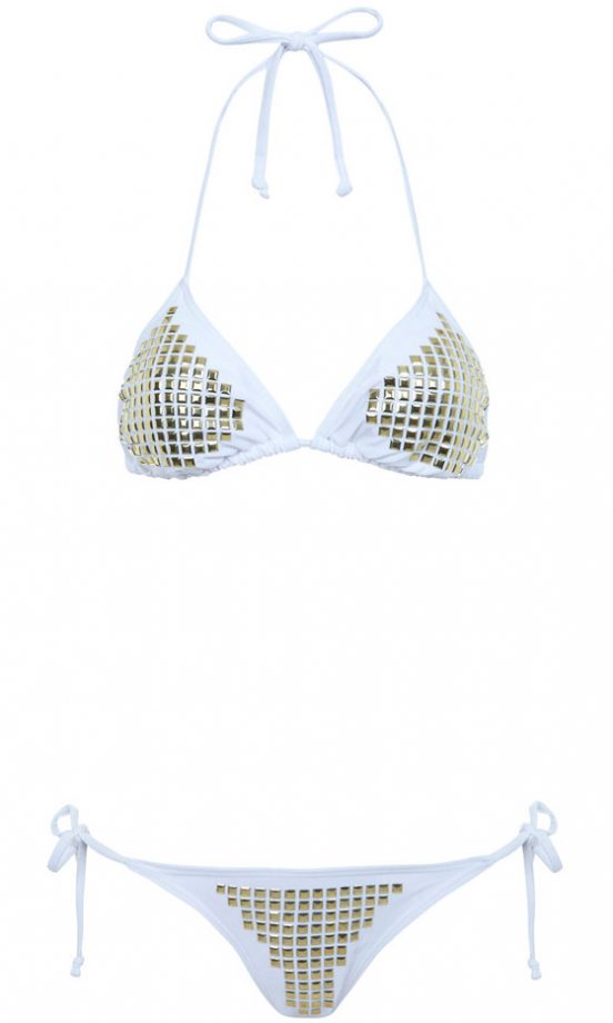 Miss Selfridge Stud Bikini, £28