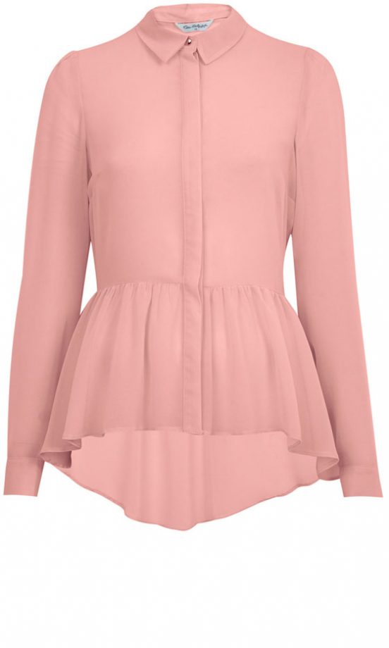 Miss Selfridge Pleated Detail Shirt, £32